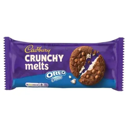 Cadbury Crunchy Melt's Oreo Creme 156g