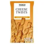 Tesco Cheese Twists Cheddar Cheese 125g