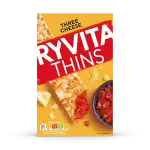 Ryvita Thins Three Cheese Snack 125g