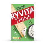 Ryvita Thins Rosemary & Sea Salt Snack 125g