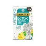 Twinings Superblends Detox Lemon and Ginger with Burdock Root & Fennel 40g