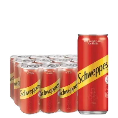 Schweppes Dry Ginger Ale 330ml 12pcs