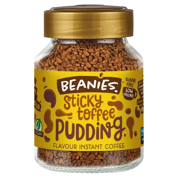 Beanies Sticky Toffee Pudding Flavour Instant Coffee 50g