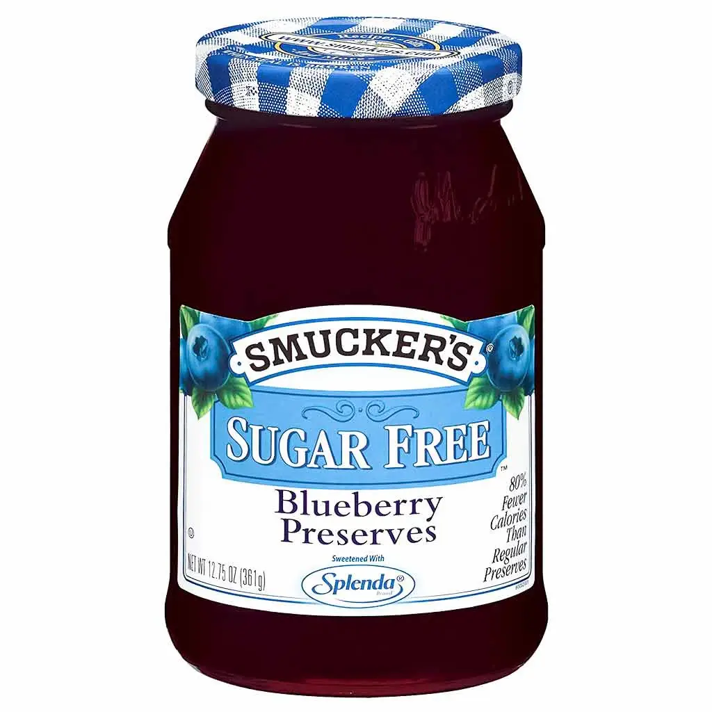 Smucker's Sugar Free Blueberry Preserves 361g