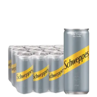 Schweppes Soda Water Can 320ml 12pcs