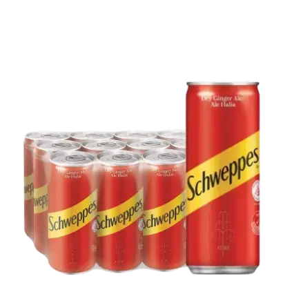 Schweppes Dry Ginger Ale 330ml 12pcs