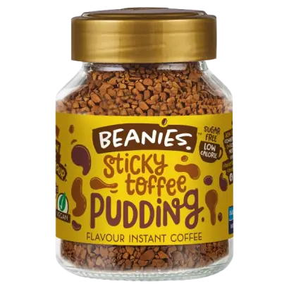 Beanies Sticky Toffee Pudding Flavour Instant Coffee 50g
