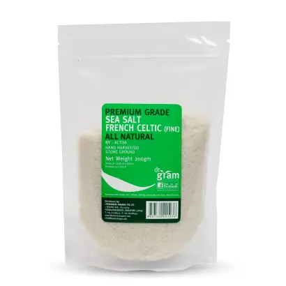 DR. GRAM SALT SEA SALT FINE FRENCH CELTIC 250GM