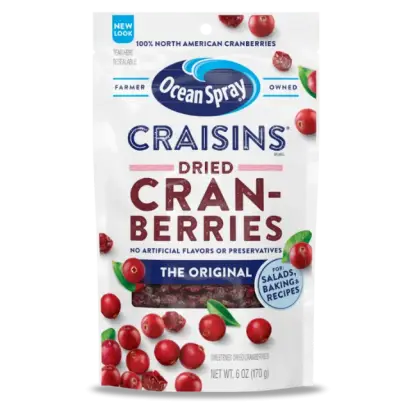 Ocean Spray Craisins Dried Cran-Berries The Original 170g