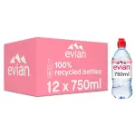 Evian Water Original Cap 750ml 12pcs