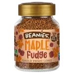 Beanies Maple Fudge Flavour Instant Coffee 50g