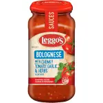 Leggo's Bolognese - Chunky Tomato Garlic & Herbs Pasta Sauce 500g