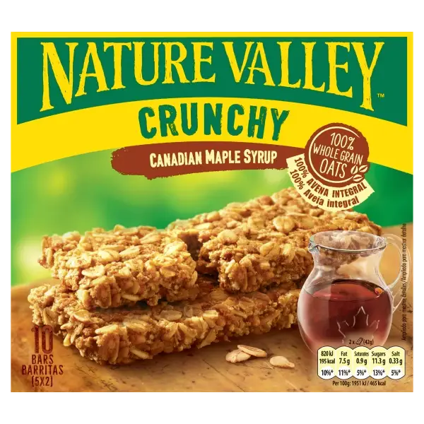 Nature Valley Canadian Maple Syrup 5x42g 210g