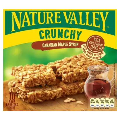 Nature Valley Canadian Maple Syrup 5x42g 210g