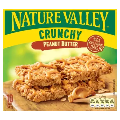 Nature Valley Crunchy Peanut Butter Cereal Bars 5 x 42g 210g
