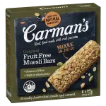 Carmans ORIGINAL FRUIT FREE MUESLI BARS 6 PACK