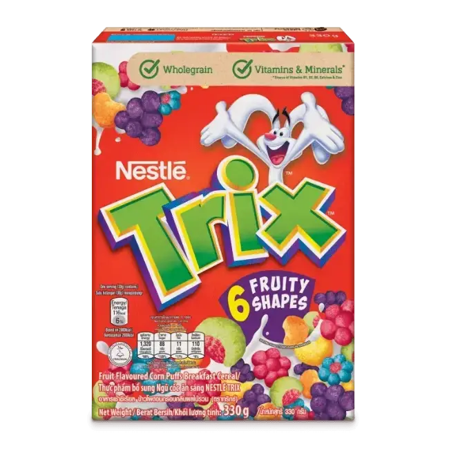 Nestle Trix Fruit Flavored Corn Puffs Cereal 330g