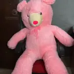 huge valentines day teddy bear 5 Feet-large pink teddy bear