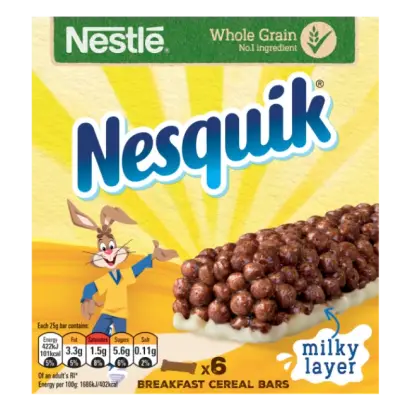 Nestle Nesquik Cereal Bars 150g