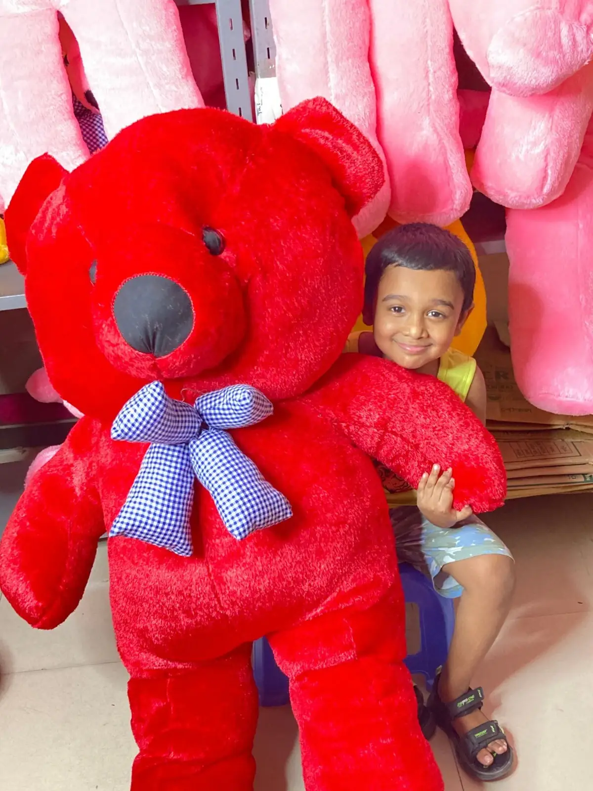 Big Red Teddy Bear-Teddy Bear Price in BD-5 Feet Teddy Bear Friends