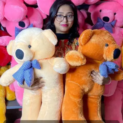 Birthday Gift for Girlfriend-Medium Size Teddy Bear Price in 2.5 Feet