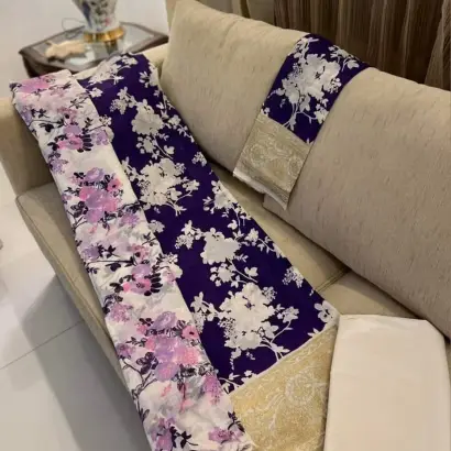 PURE KHADDI COTTON SCREEN PRINT 3PIC ID  2641