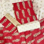 PURE KHADDI COTTON SCREEN PRINT 3PIC ID 2674