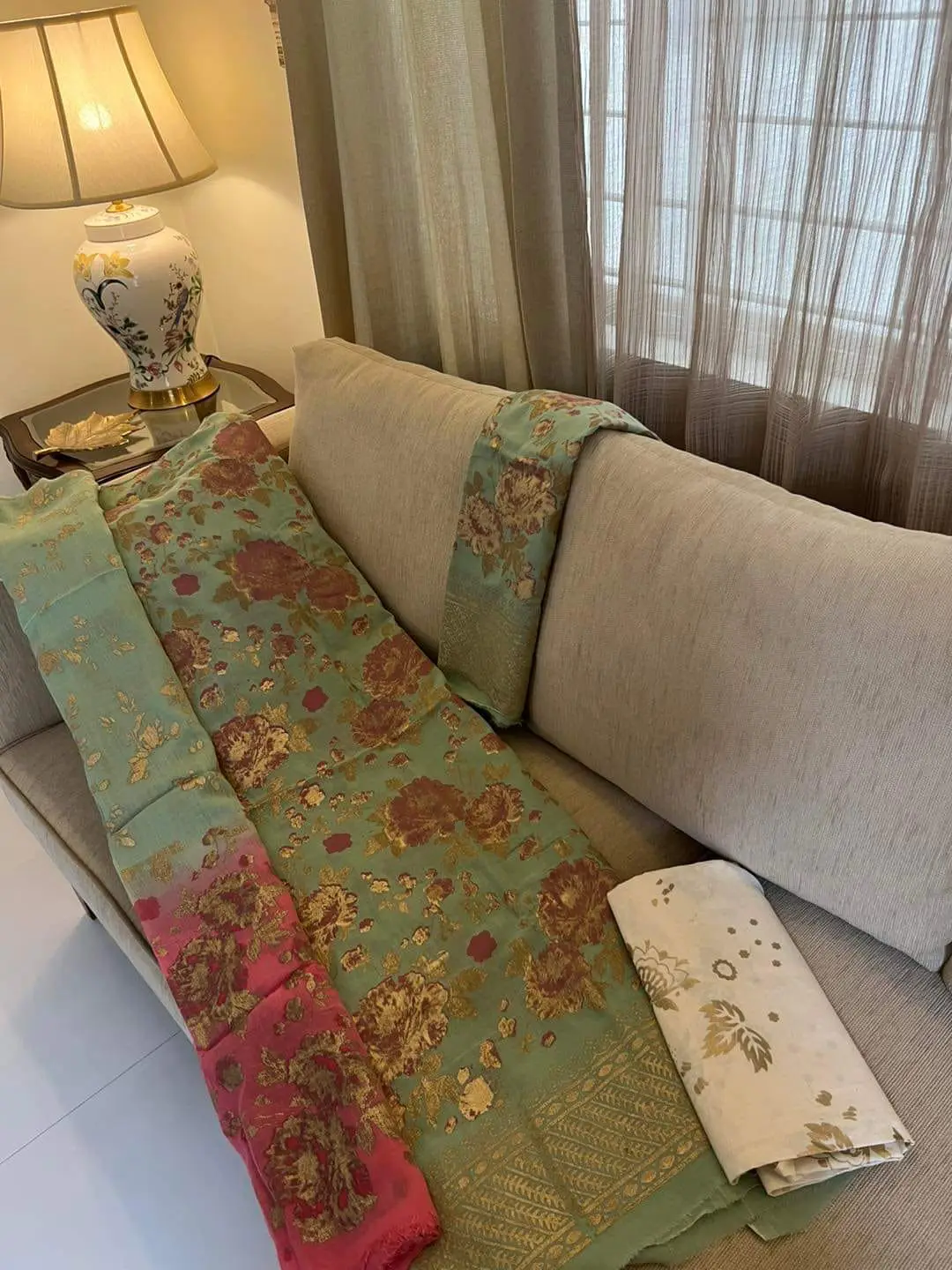 PURE COTTON TAI-DAI SKIN PRINT UNSTITCH 3PIC ID 2769