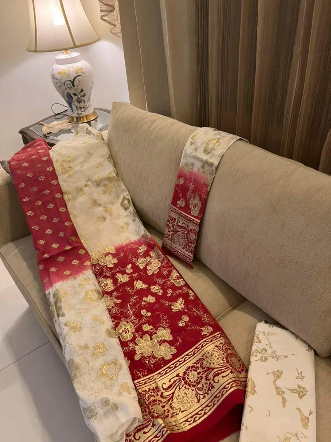 PURE COTTON TAI-DAI SKIN PRINT UNSTITCH 3PIC ID 2768