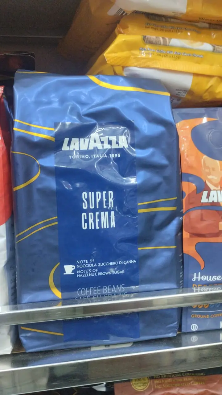 Lavazza Super Crema Espresso Coffee 1KG