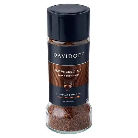Davidoff Espresso 57 100% Arabica Dark & Chocolatey Instant Coffee- 100g