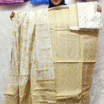 PURE KHADDI COTTON SCREEN PRINT 3PIC ID 2728