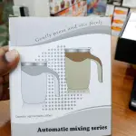 Automatic Magnetic Stirring Coffee Mug Electric Fast Stirring Speed Magnetic Quiet Stirring Travel Cup Auto Mixing Stainless Cup