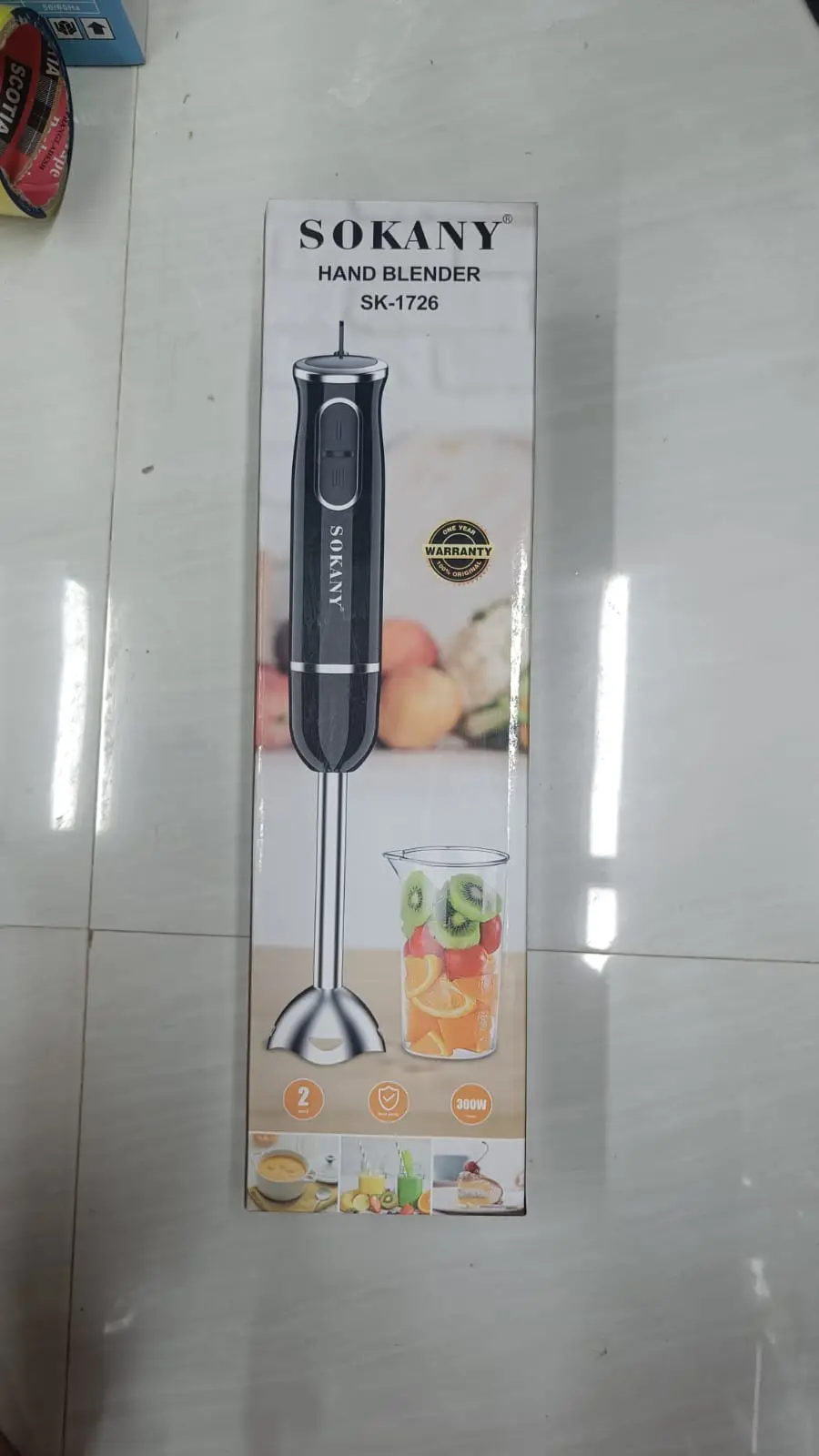 Sokany Powerful Stainless Steel Hand Blender - SK-DD-1805
