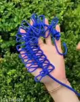 Clothes Dryer Hanger Elastic Rope With Iron Clips
